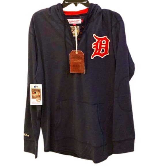 Mitchell & Ness Other - MITCHELL & NESS Detroit Tigers Shirt Hoodie